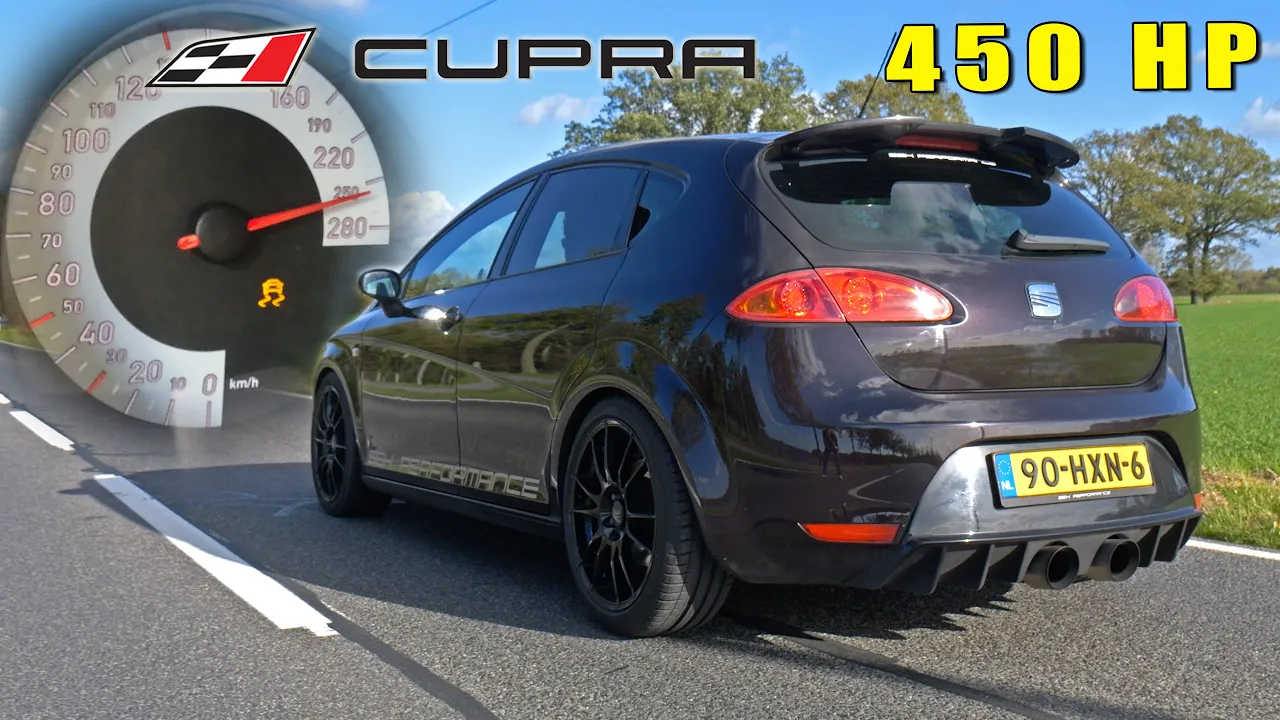 450HP SEAT LEON CUPRA 1P *HYBRID TURBO* 100-200 POV & SOUND