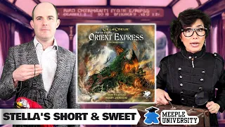 Horror on the Orient Express The Board Game - Cooperative Call of Cthulhu logic deduction game
