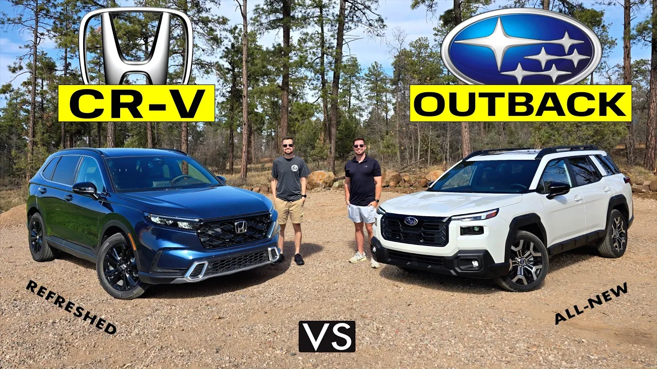 BIG BATTLE! -- 2026 Honda CR-V vs. 2026 Subaru Outback: Comparison