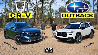 BIG BATTLE! -- 2026 Honda CR-V vs. 2026 Subaru Outback: Comparison
