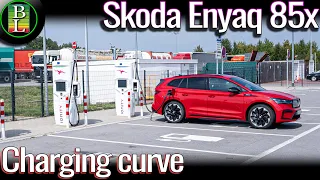 Skoda Enyaq 85x - Charging at Ionity 7-90%