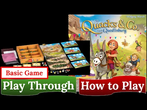 Quacks & Co.: Quedlinburg Dash - How to Play & Play Through (Basic Rules)