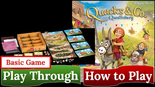 Quacks & Co.: Quedlinburg Dash - How to Play & Play Through (Basic Rules)