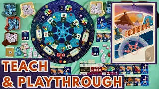 Excursions Full Teach & Playthrough 2 Players