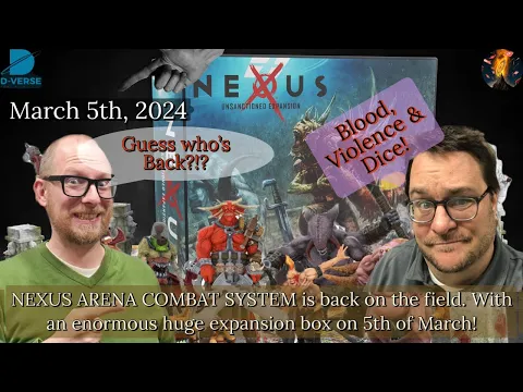 NEXUS ARENA COMBAT SYSTEM is back on the field. With an enormous huge expansion box on 5th of March!