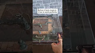 Testing a Living Board Game Prototype #boardgames #dungeoncrawler #robotics