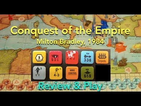 Conquest of the Empire (Milton Bradley) Review & How to Play