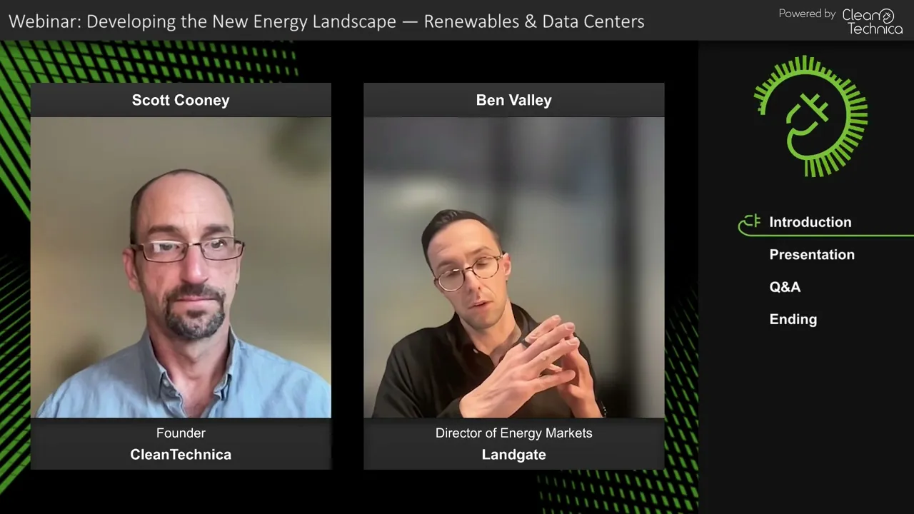 Webinar: Developing the New Energy Landscape — Renewables & Data Centers