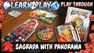 Learn to Play Presents: Sagrada Play Through