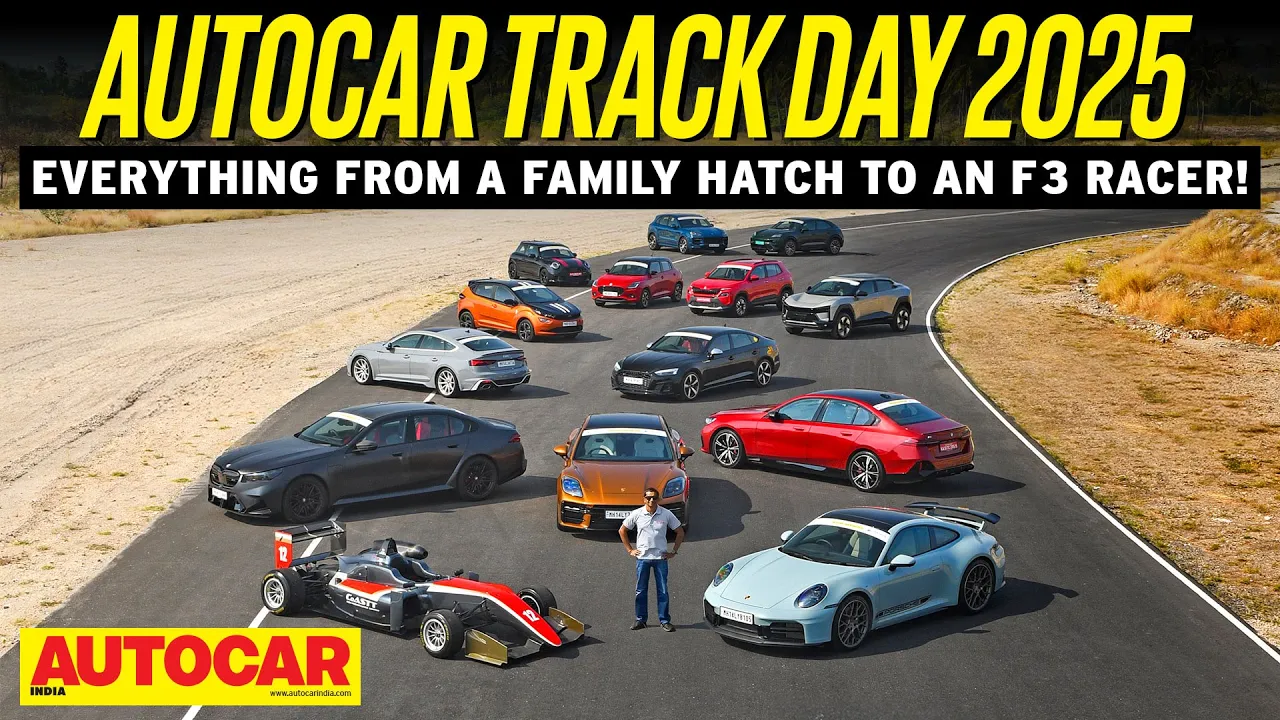 Autocar Track Day 2025 - Narain Karthikeyan attacks CoASTT with 14 performance cars | Autocar India