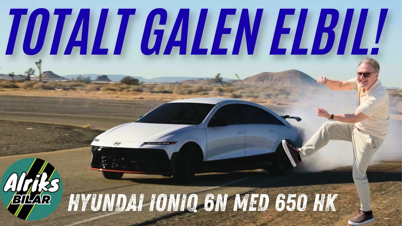 Hyundai Ioniq 6N är en totalt galen elbil!
