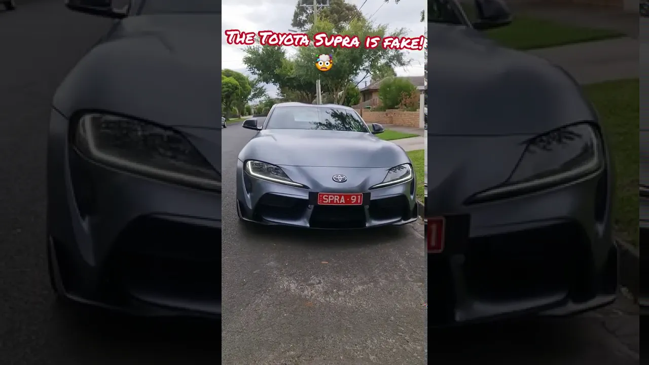 The Toyota Supra is FAKE 🤮 #shorts