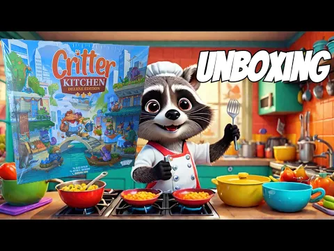 Critter Kitchen Deluxe Edition Quick Unboxing | Cardboard Alchemy