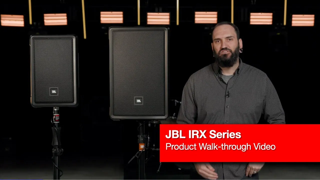 Product video thumbnail for JBL IRX108BT 8-Inch Powered Speaker with Bluetooth