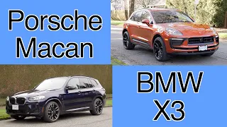 New Porsche Macan VS New BMW X3 comparison