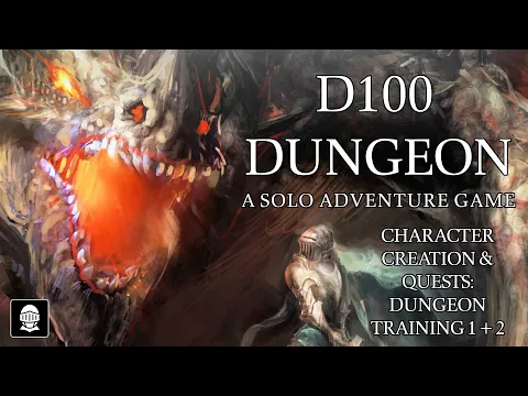 D100 Dungeon: component overview, character creation, Quest playthrough: Dungeon Training 1 & 2