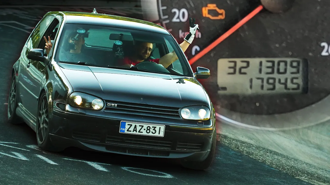 BAD IDEA? 321.309km VW Golf 4 GTI // Nürburgring