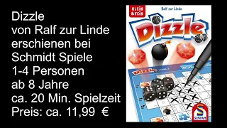 Dizzle von Schmidt Spiele - Review inkl. Let´s Play - Die Brettspieltester