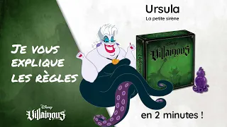 Je vous explique les règles d’ URSULA - VILLAINOUS en moins de 2 minutes!