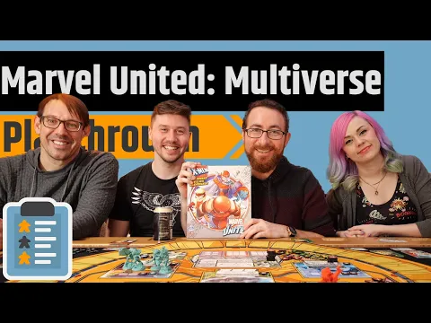 Marvel United: Multiverse Gameplay - Doctor Doom vs Lady Thor, Loki, Black Panther & Captain Carter