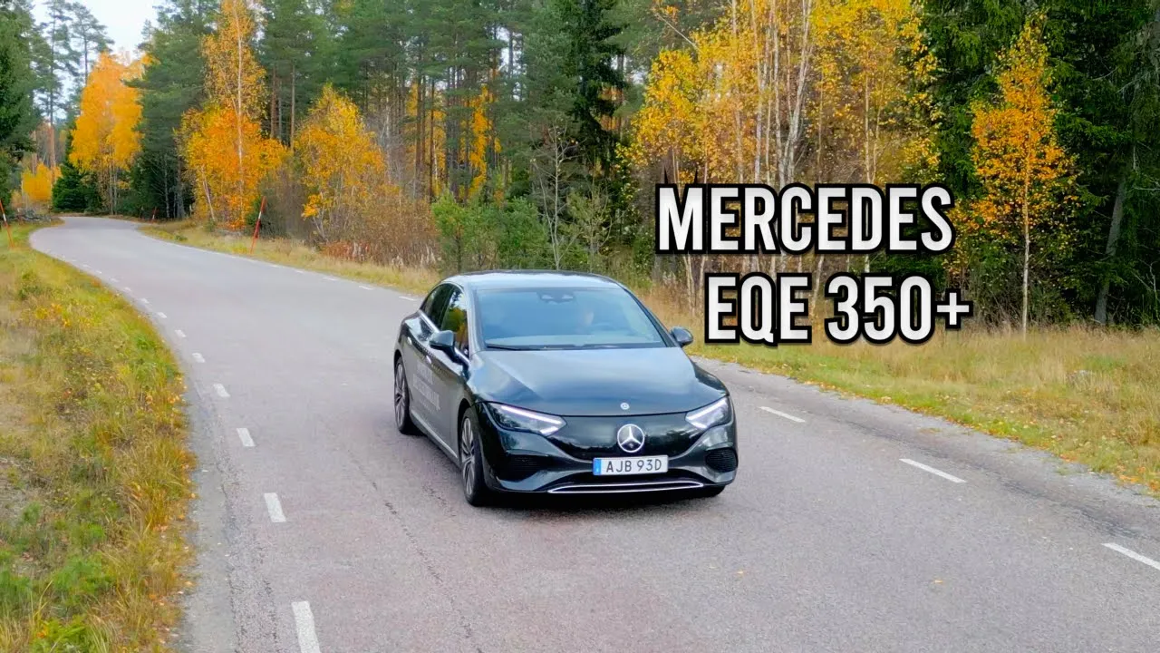 Provkörning: Mercedes EQE 350+ - är det här framtidens E-klass? (ENG SUB)