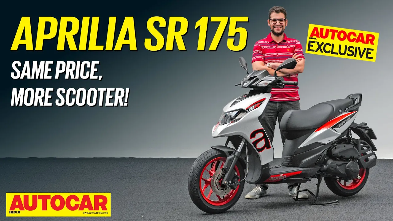 Aprilia SR 175 review - a tangible upgrade! | First Ride | Autocar India