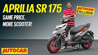 Aprilia SR 175 review - a tangible upgrade! | First Ride | Autocar India