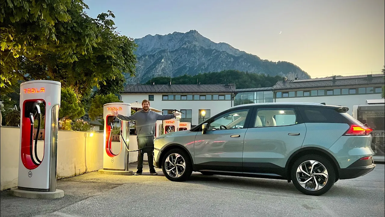 Tesla Superchargers Are Open! We Charge A Non-Tesla On A Supercharger For The First Time