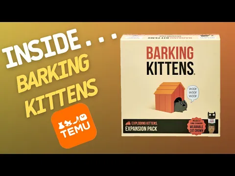 Inside…Barking Kittens…from TEMU (4K60fps)
