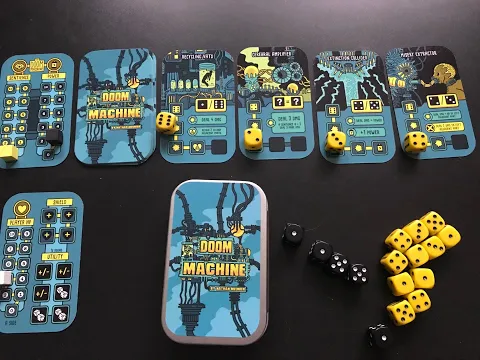 Doom Machine solo dice game