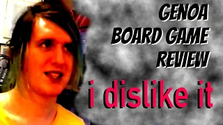 GENOA Board Game REVIEW & OVERVIEW - I dislike it.
