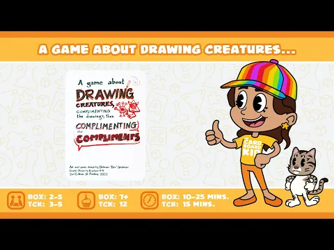The Cardboard Kid - 336: A game about drawing creatures, complimenting the drawings...