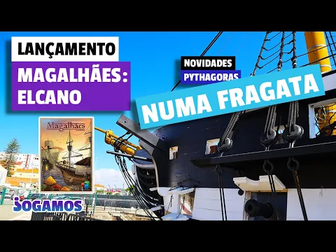 Lançamento Magalhães Elcano numa fragata