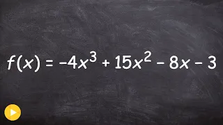 How to use p over q to find the possible and all zeros How to use p over q to find the possible and all zeros
