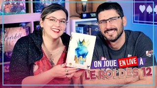 [Règles & Partie] LE ROI DES 12 avec Vince CEO Lucky Duck Games | 3 Joueurs | VOD Live