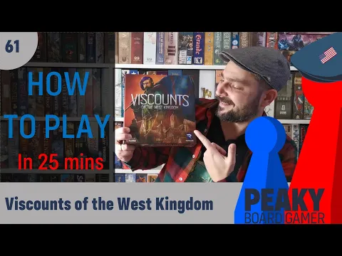 How to play Viscounts of the West Kingdom board game - Full teach - Peaky Boardgamer