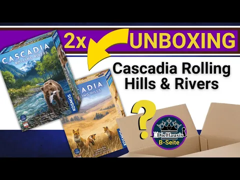 CASCADIA Rolling HILLS & RIVERS - Spiel 24 Neuheit | ? Unboxing Spiel von KOSMOS | DieHausis B-Seite