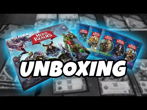 Hero Realms (with character packs) - Unboxing