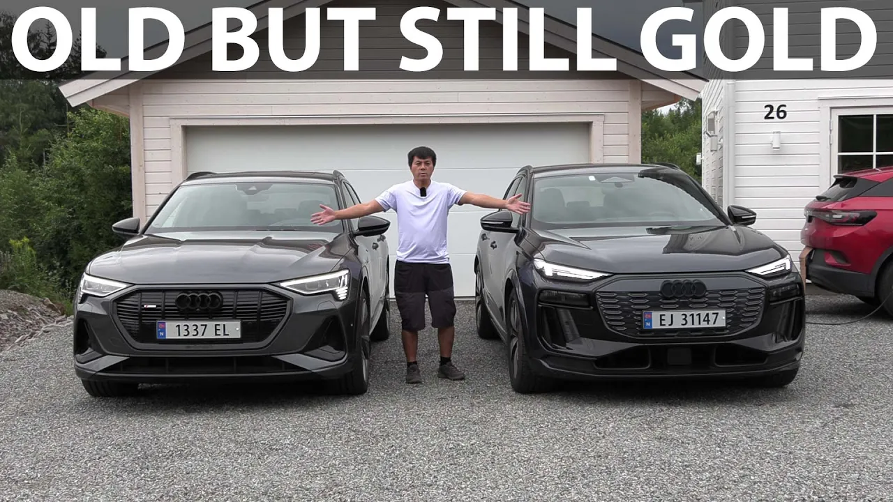 2024 Audi Q6 e-tron vs 2021 e-tron 55 side-by-side comparison