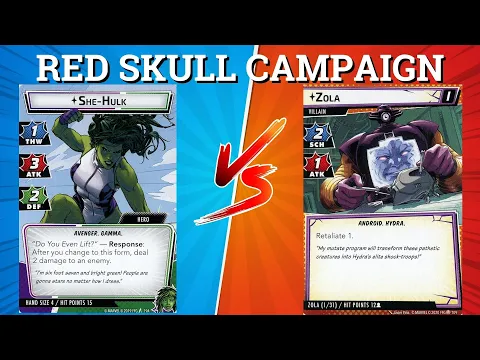 Zola vs She-Hulk Red Skull Campaign - Marvel Champions