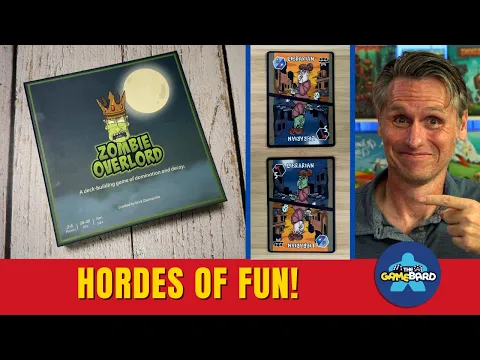 Zombie Overlord is HORDES of Fun! Deck Building that Makes YOU the Zombies!