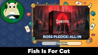 GRIMCOVEN: Boss Pledge Unboxing Every Component Revealed [No Talk ASMR]