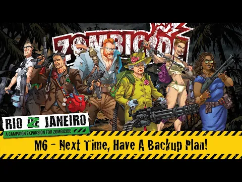 Zombicide 2nd Edition: Rio Z Janeiro Campaign (Mission M5) Board Game Gameplay