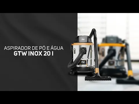 Aspirador de Pó e Água Wap GTW Inox 20i 1900W 127V (110V)