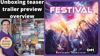 Festival #unboxing #teaser #boardgame #tabletop AmassGames #games #game #spiel #music #tiles