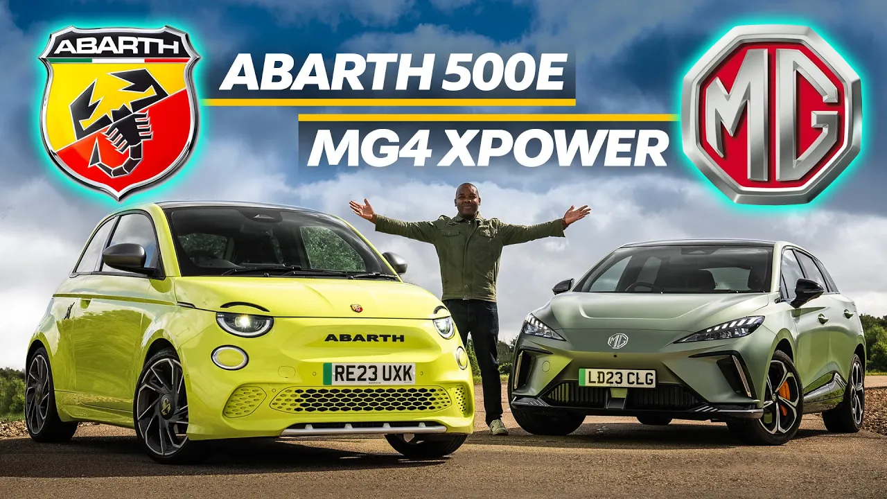 MG4 XPower vs Abarth 500e: Are ELECTRIC Hot Hatches Fun?