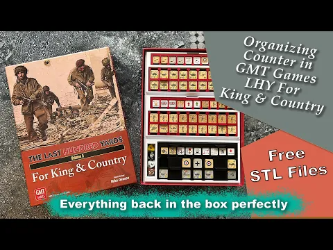 GMT The Last Hundred Yards - For King & Country - Counter Trays