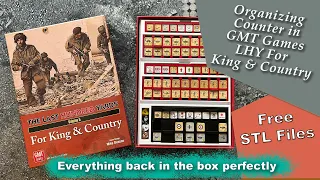 GMT The Last Hundred Yards - For King & Country - Counter Trays
