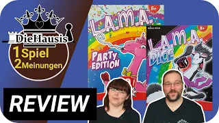 LAMA Dice vs LAMA Party | Rezension (AMIGO) [Review + Regeln]