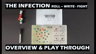The Infection Roll Write Fight Board Game Overview and Play Through